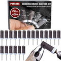 20 Pcs 400 Grit Sanding Drums for Rotary Dremel Tool - style: 400 Grit 20 Pcs