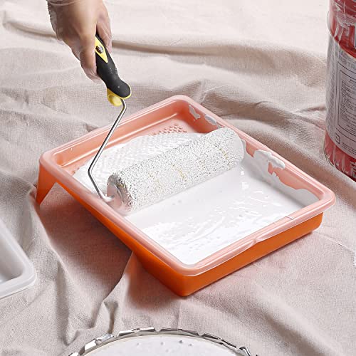 Bates- Paint Tray Liner, 9 Inch, 20 Pack, Paint Pans Trays, Plastic Paint Tray, Disposable Paint Tray, Paint Roller Tray, Paint Trays for Painting Walls, Roller Tray Liners, Paint Pan Liners - color: White, size: 20 Pack 9 Inch