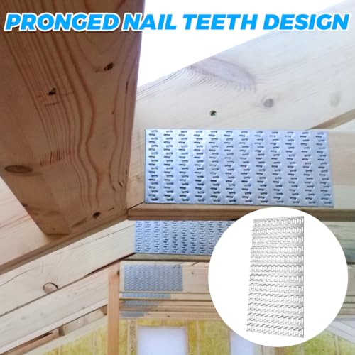 10 PCS Truss Plates, 10 x 5 Inch, 1 mm Thick - size: 10 x 5 Inch