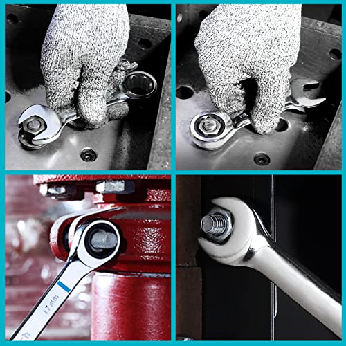 DURATECH 32-Piece Ratcheting Combination Wrench Set - size: Metric&SAE(32 PCS)