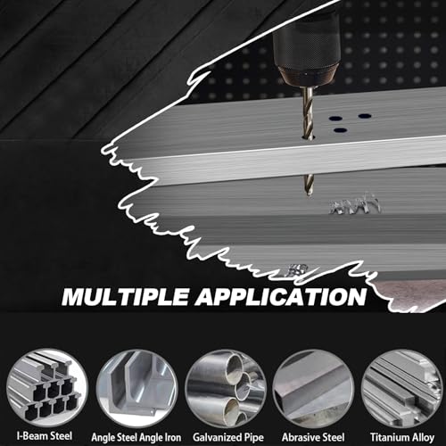 5/16 Cobalt Drill Bits for Metal and Hardened Steel (5Pcs) - size: 5/16 in (5 pcs)
