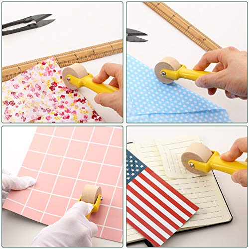 Blulu 2 Pcs Quilting Seam Roller, Sewing Seam Wallpaper Roller
