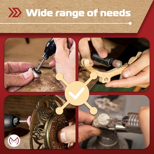 276 PCS Rotary Tool Accessories Kit, 1/8-in Shank Rotary Tool Kit, Universal Fitment for Easy Polishing, Sanding, Cutting, Drilling, Engraving, Sharpening, Grinding with Portable Storage Case - size: 276 Pcs