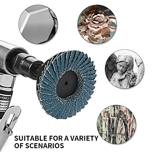 SI FANG 2 inch Zirconia Flap Disc 10Pack 80 Grit Die Grinder Sanding Discs - style: 80 Grit
