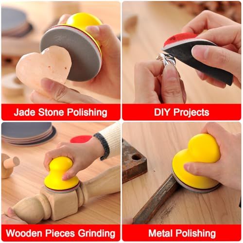 MAXMAN 24Pcs Sanding Sponge Set, 3" Foam Sanding Pads, 180-3000G Assortment - style: 180-3000 Grit