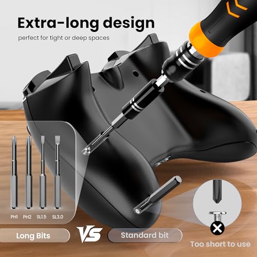 JOREST 115 in 1 Precision Screwdriver Set, Magnetic Electronics Tool Kit - style: 115 in 1