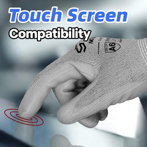 Schwer 3 Pairs A6/A7 (Send Randomly) Cut Resistant Work Gloves, CR7120, M - size: Medium