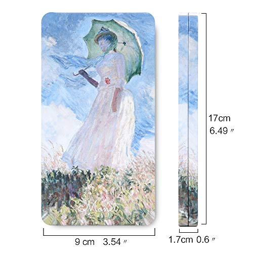 qianshan 40Pcs Empty Half Pans Watercolor Tin Palette with Magnetic Stripe - color: Monet