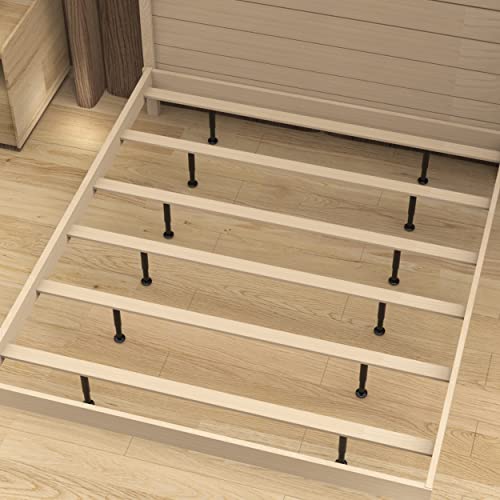 Wlrrcwdttc 8 Pcs Metal Adjustable Furniture Legs 3.15-4.72 inch, Adjustable Cabinet Legs for Sofa/Bed/Chair/Couch/Dresser/Table,Heavy Duty Bed Replacement Support Legs for Bed Frame/Bed Center Slat - size: 3.15-4.72 inch (8pcs)