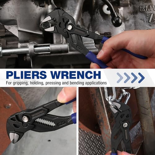 WORKPRO 7-Inch Pliers Wrench, High Lever Ratio Wrench Plier - size: 7-Inch