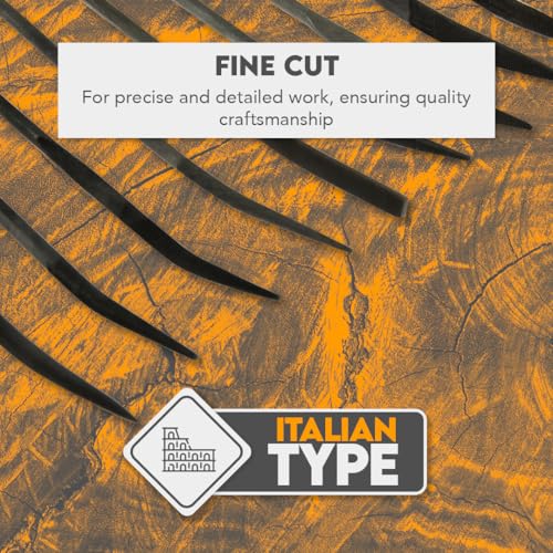 SE Riffler File Set - Precision Hand Tools - Double Ended Metal Files - Set of 10 Pcs - 745RF