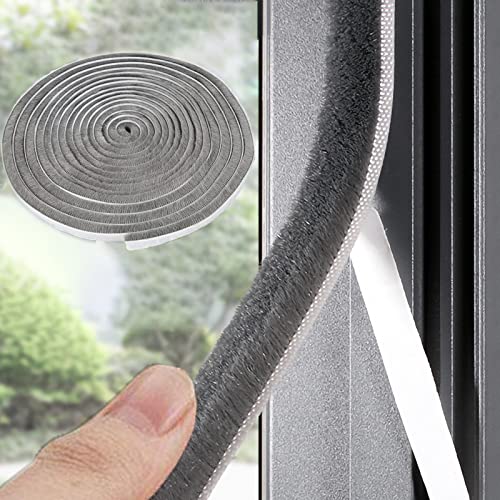 33 Ft Gray Self-Adhesive Soundproofing Weather Stripping for Doors and Windows, 0.35" Wide x 0.2" Thick - size: 33FT, 0.35'' Wide X 0.2'' Thick