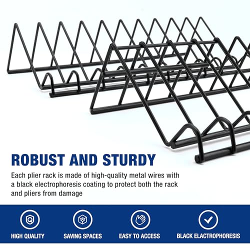 WORKPRO 2-Pack Plier Organizer Rack, 20 Slots Tool Drawer Organizer