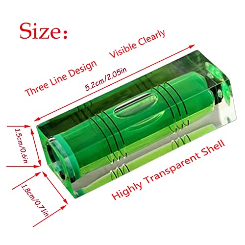 Small Bubble Level rectangle Three Line Horizontal Pearl 522015 - size: Rectangle 521815