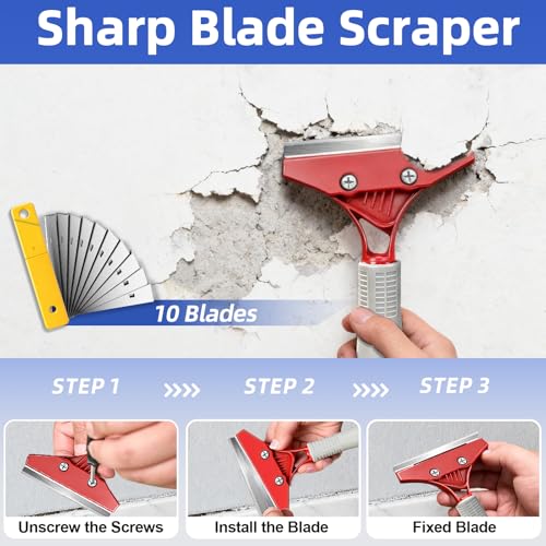 25 PCS Caulking Tool Kit-Caulk Remover,Grout Scraper,Sealant Finishing Tool