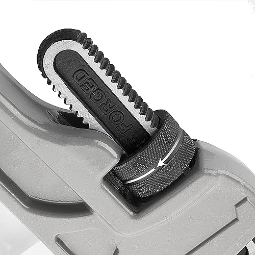 DURATECH 36-inch Aluminum Straight Pipe Wrench, Adjustable Plumbing Wrench - size: 36-inch, style: Straight