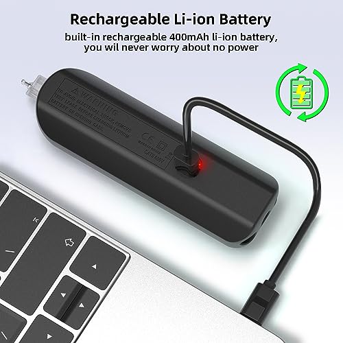 Digital Multimeter Rechargeable Electrical Tester NCV with Audible and Visual Alarms Auto-Ranging Measures AC/DC Voltage Capacitance Resistance Continuity Capacitance Diode Live Check Tester