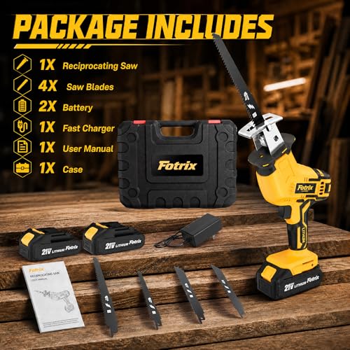 Brushless Cordless Reciprocating Saw, 3500 RPM Variable Speed