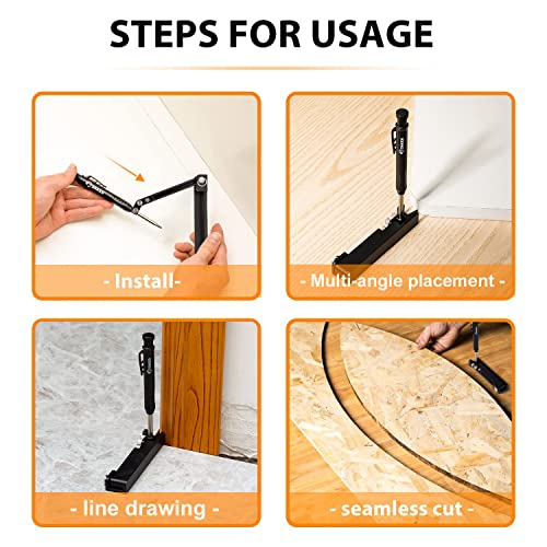 Saker Multi-function Scribing Tool,Aluminum Alloy Scribe Tool