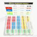 350 Pcs Solder Seal Heat Shrink Butt Wire Connectors Kit - color: 350pcs-(26-10)