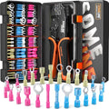 SOMELINE Crimping Tool Kit, 22-10 AWG, 24 Types Heat Shrink Wire Connectors