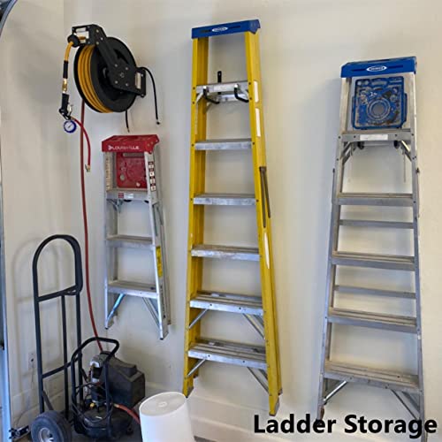 Garage Storage Heavy Duty Utility Hooks, 12 Inch Wall Mount Storage Hanger Organizer for Hanging Tool, Chairs, Hoses, Ladder, Bulk Items, Ropes, Bike - size: 8.2inch x 12inch