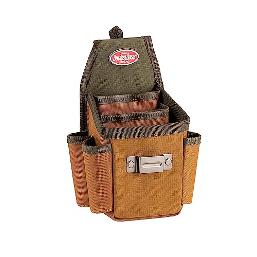 Bucket Boss - Utility Plus Pouch with FlapFit, Pouches - Original Series (54175), Brown - size: (Pack of 4)