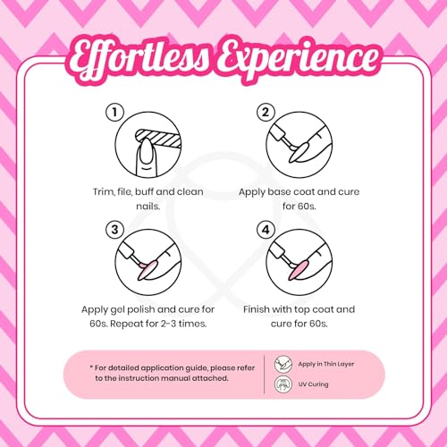 Beetles Pink Gel Polish Set, Hot Pink Alluring Sweetie Collection | 20 Colors Nude Purple Sliver Sparkly Red Uv Gel Manicure Kit, Base Glossy and Glitter Top Coat Gifts for Women - color: 0-0 Alluring Sweetie