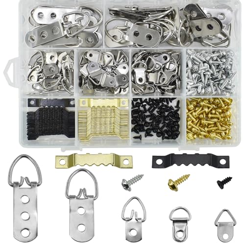 Picture Hangers Metal Kit 415pcs 7 Sizes