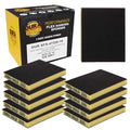 Dura-Gold Sanding Sponge for Wood, Metal 3200 Grit Box of 10-4.7" x 3.9" Wet or Dry Flexible Softback Sand Paper Foam Sanding Block for Drywall Abrasive Blocks Pad Double Sided Sandpaper - style: 320 Grit