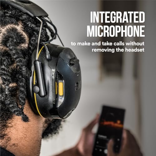3M WorkTunes Connect Wireless Hearing Protector with Bluetooth