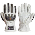 Superior Glove Endura Goatskin Leather Work Gloves Arc Flash Cut Resistant Safety Hand Protection - size: Medium, style: Impact/Cut