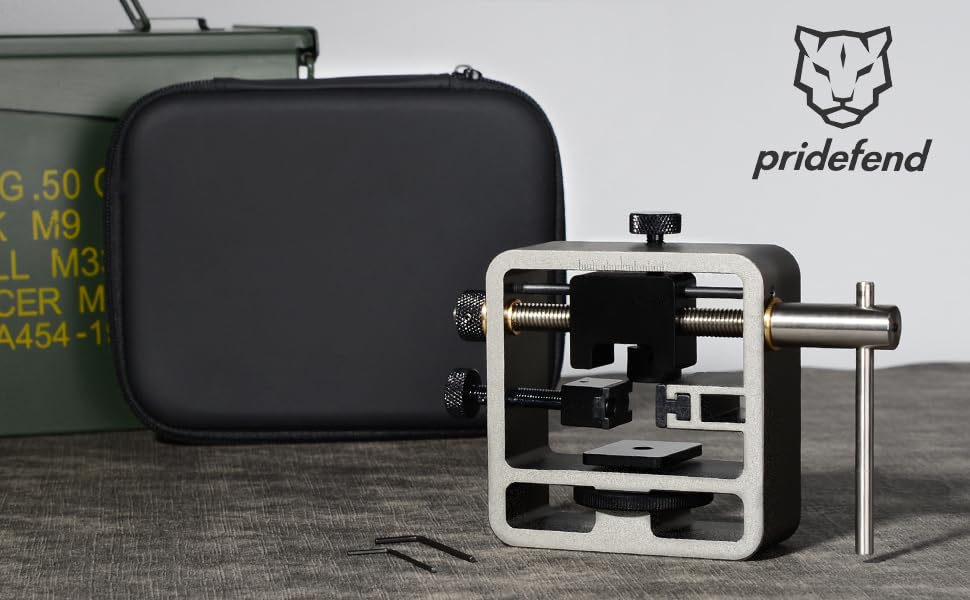 Pridefend Sight Pusher for Glock Square Slides,Sight Pusher Tool, Heavy Duty Pistol Rear Sight Pusher for Glock,Adjustment Sight Pusher for Handguns Semi-Auto Pistol Slides