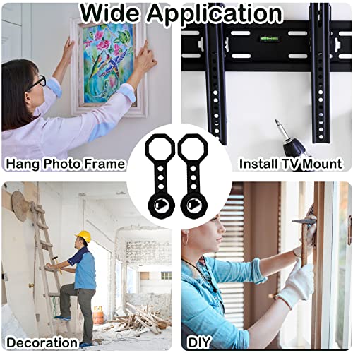 2Pcs Stud Finder Wall Scanner,Magnetic Stud Finder With 27 Pound of Pull Magnetic Power,No Batteries Required Wall Stud Finder Metal Stud Finder for Drywall,Wood,Plywood Paneling,Ceramic Tiling(Black) - color: 2xblack