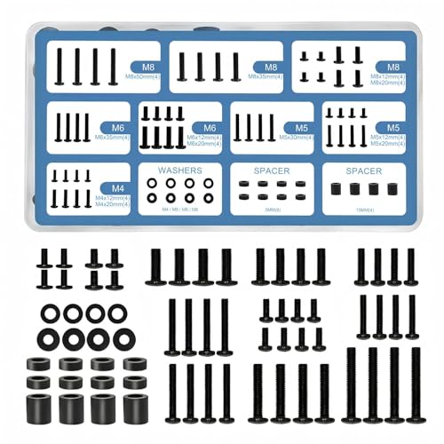 68pcs Universal TV Mounting Hardware Screw Kit with Box