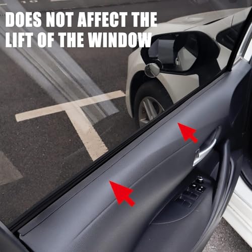 AUTOXBERT 4M/13Ft Car Window Side Seal Strip V Shape Rubber Seal Weather Strip Car Front Rear Window Trim Edge Moulding Weatherstrip for Waterproof Anti Noise Dust Sound Insulation Trim Molding