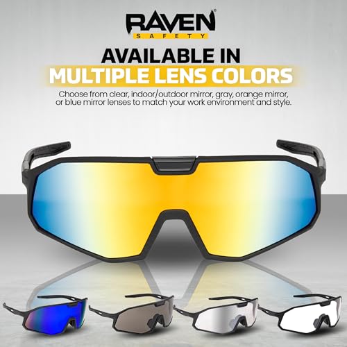 Raven Protective Eyewear - color: Black/Indoor/Outdoor