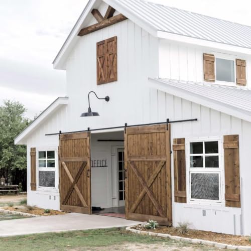 2 Pack Shed Windows, Chicken Coop Windows, 24" x 36" White - color: White, size: 24" x 36"