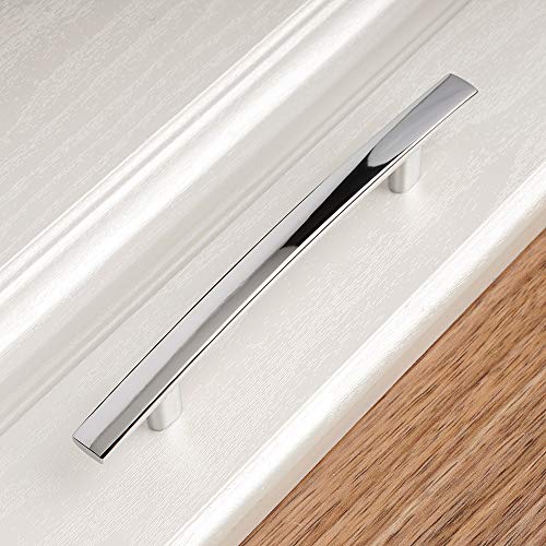 KOOFIZO 10 Pack 3-3/4 in Polished Chrome Cabinet Pulls, Drawer Handles 1961 - color: Polished Chrome, size: 3-3/4" CC