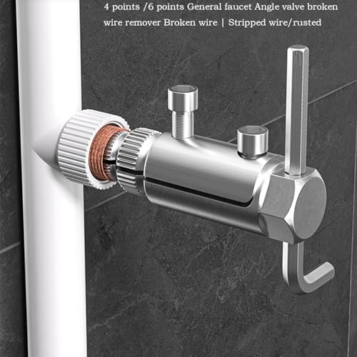 Broken Faucet Removal Tool,Stripped Screw Extractor,Broken Pipe Extractor Tool,Stripped Screw Extractor,For Damaged Faucet Water Pipe Remover (Rotundity) - size: Rotundity