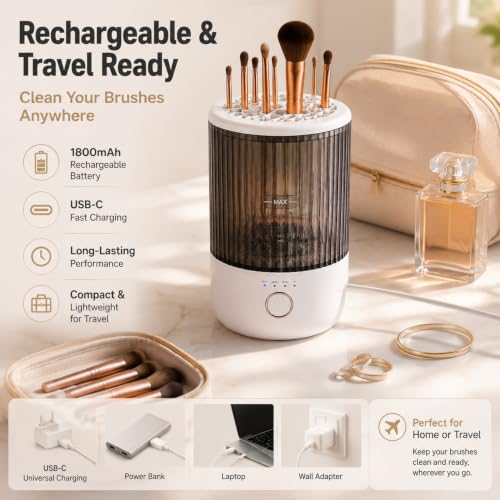 Electric Makeup Brush Cleaner, USB Makeup Brush Cleaning machine