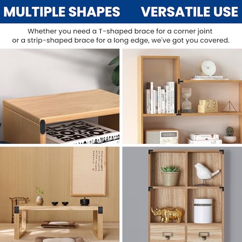 22 Pack Stainless Steel Fixing Flat Bracket Set