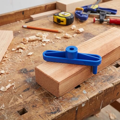 2 Pack Center Finder Tool Woodworking Center Gauge Scriber Gauge Positioner Offset Marking Tool Centerline Measuring Tools for Woodworking