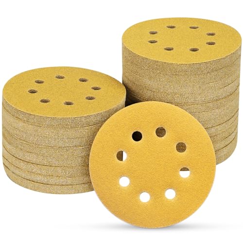 110PCS 5 Inch Sanding Discs Random Orbit Sander Premium Sandpaper - style: Advanced Aluminum Oxide