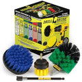 Drillbrush Shower Scrubber Drill Attachment - Car Detailing Tools - - color: Yellow, Green, Blue