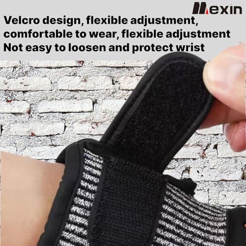 Tekware TPR Impact Work Gloves, Anti-Slip Grip, Adjustable Wrist for Construction, Mechanic and Outdoor Work - size: X-Large