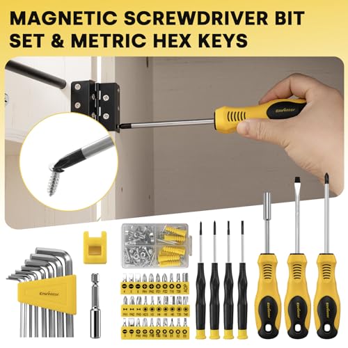 Enventor Tool Set with Molded Storage Case, 231 Pieces - size: Large tool set-231PCS