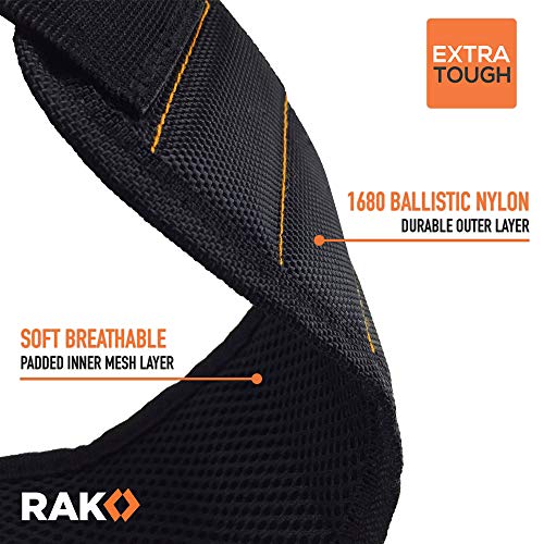 RAK Magnetic Wristband for Tools - Premium Tool Belt for Holding Screws Nails with Powerful Magnets, Birthday Gifts for Men, Cool Gadgets Stuff Gifts for Dad, Husband, Grandpa, Handyman, Him