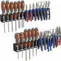 Screwdriver Organizer Wall Mount, 2 Pack Metal Tool Holder Rack