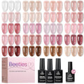 Beetles Soft Tint Nude Gel Nail Polish Set, 20 Colors Jelly Gel Polish Kit - color: Soft Tint - 20 Colors